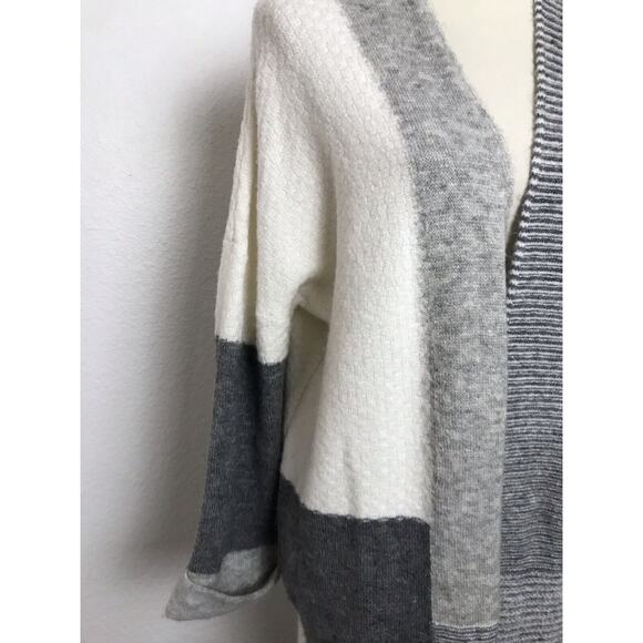 Topshop Cardigan Sweater Open Front Print Stretch Knit - Picture 3 of 12